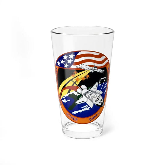 STS 57 (NASA) Pint Glass 16oz 16oz - Go Mug Yourself