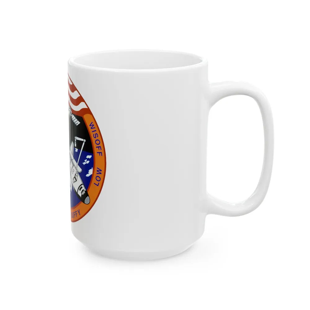 STS 57 (NASA) White Coffee Mug-Go Mug Yourself