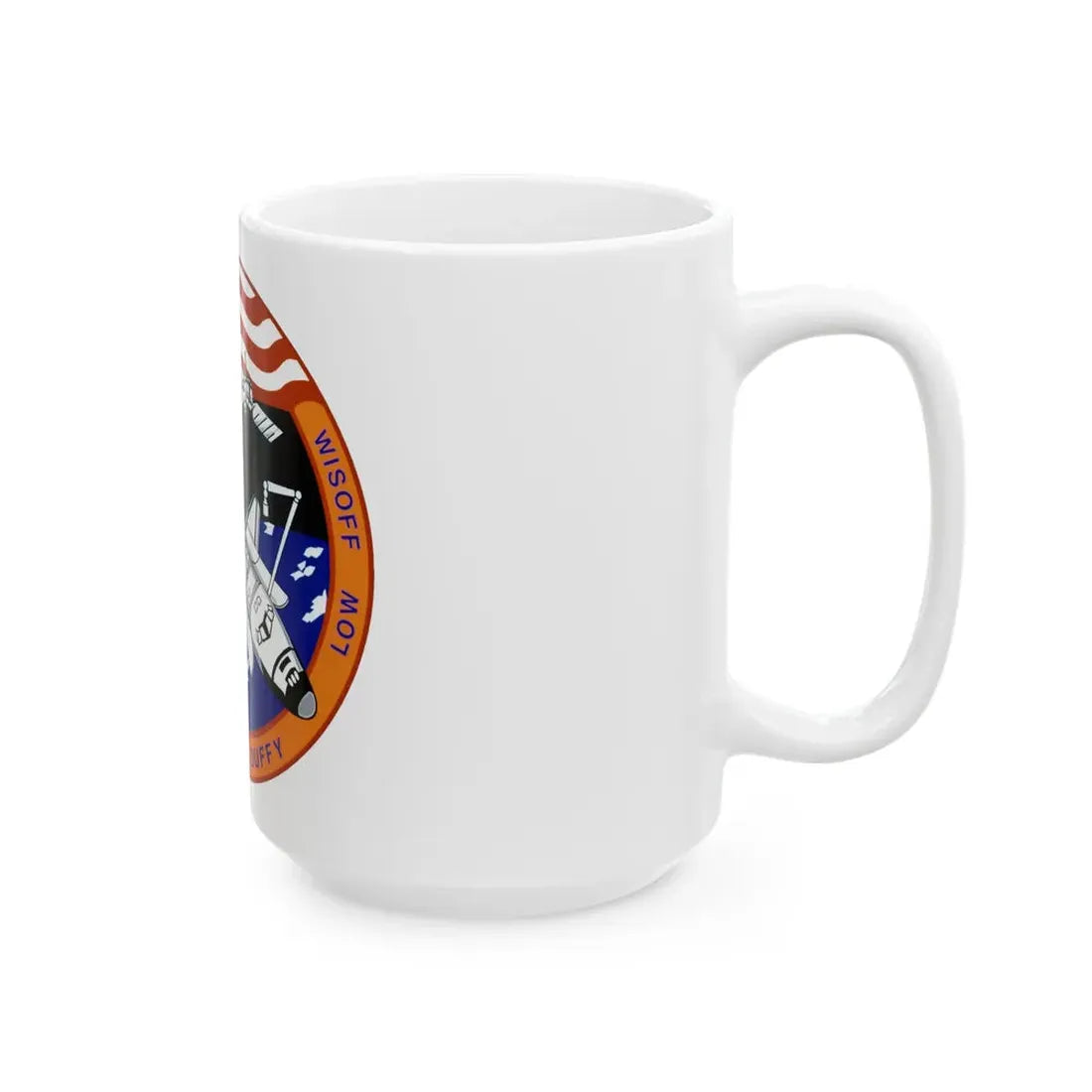 STS 57 (NASA) White Coffee Mug - Go Mug Yourself