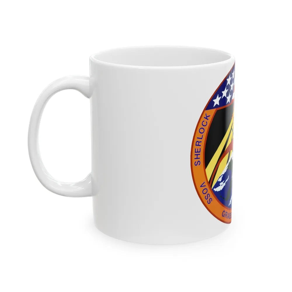 STS 57 (NASA) White Coffee Mug-Go Mug Yourself