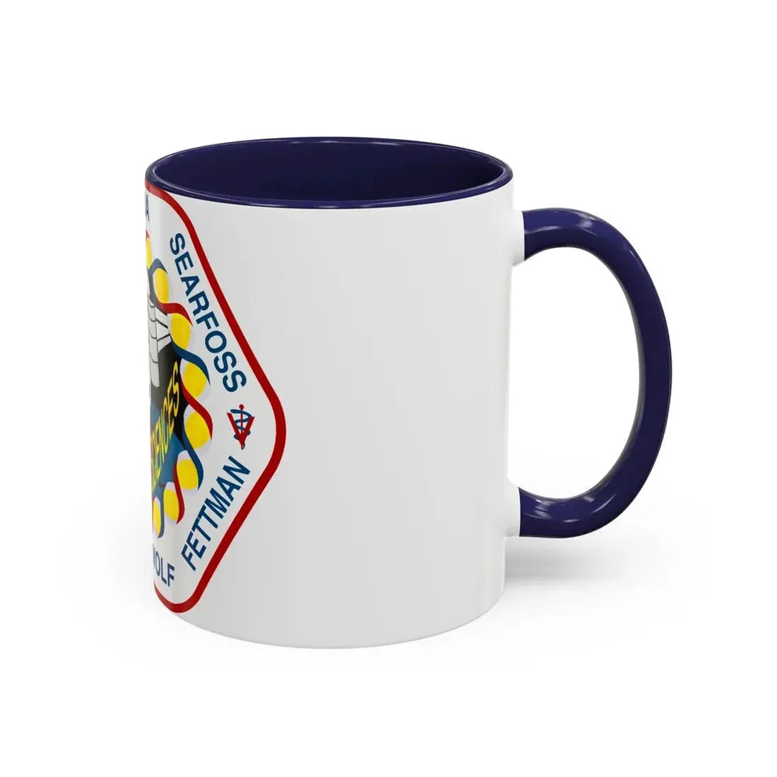 STS 58 (NASA) Accent Coffee Mug - Go Mug Yourself