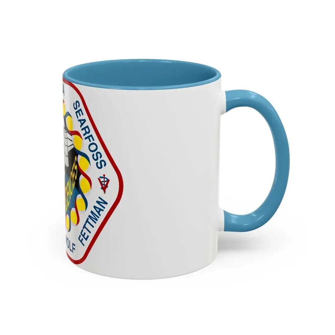 STS 58 (NASA) Accent Coffee Mug - Go Mug Yourself