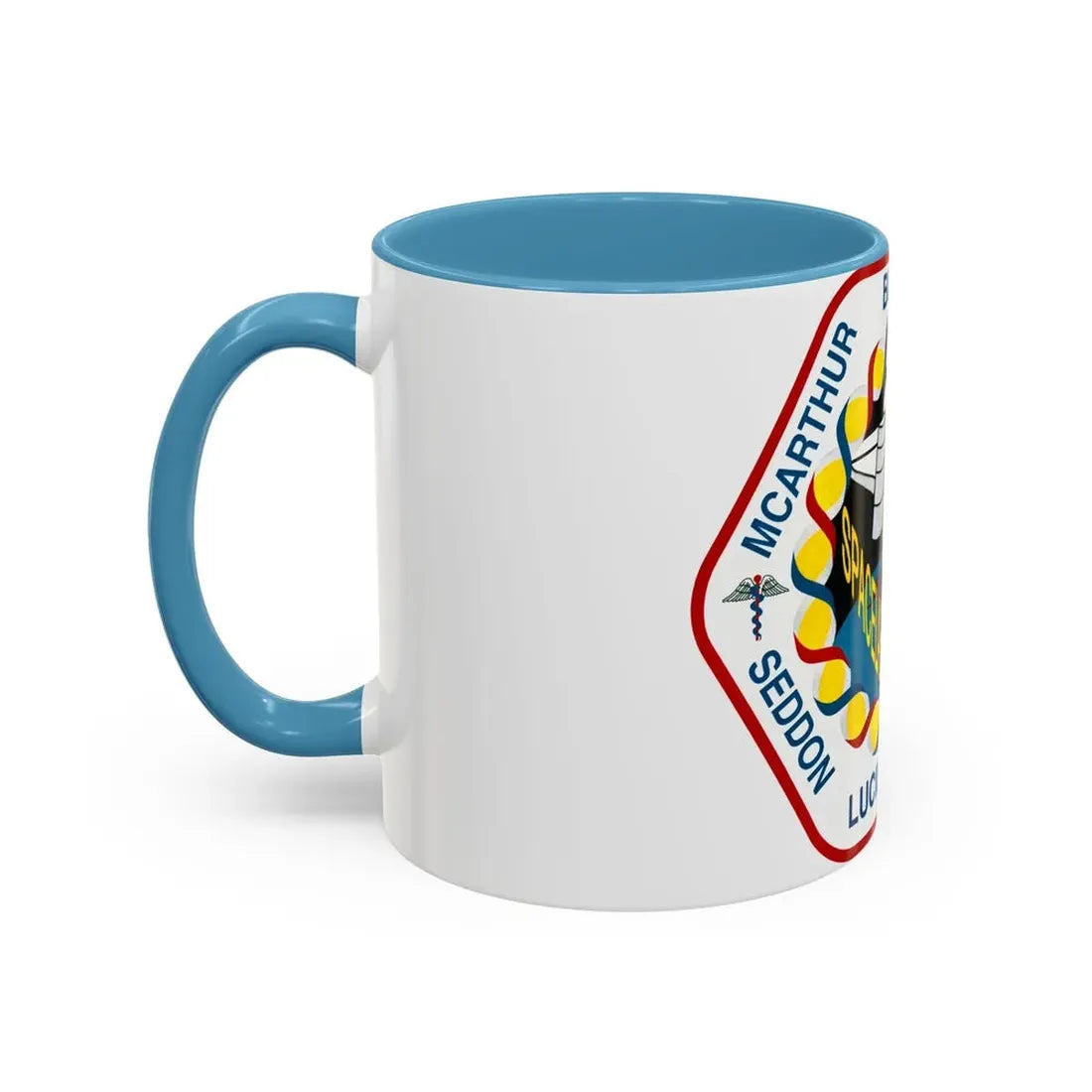 STS 58 (NASA) Accent Coffee Mug - Go Mug Yourself