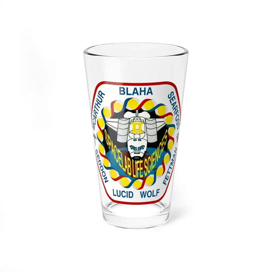 STS 58 (NASA) Pint Glass 16oz 16oz - Go Mug Yourself