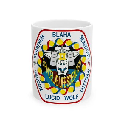 STS 58 (NASA) White Coffee Mug 11oz - Go Mug Yourself