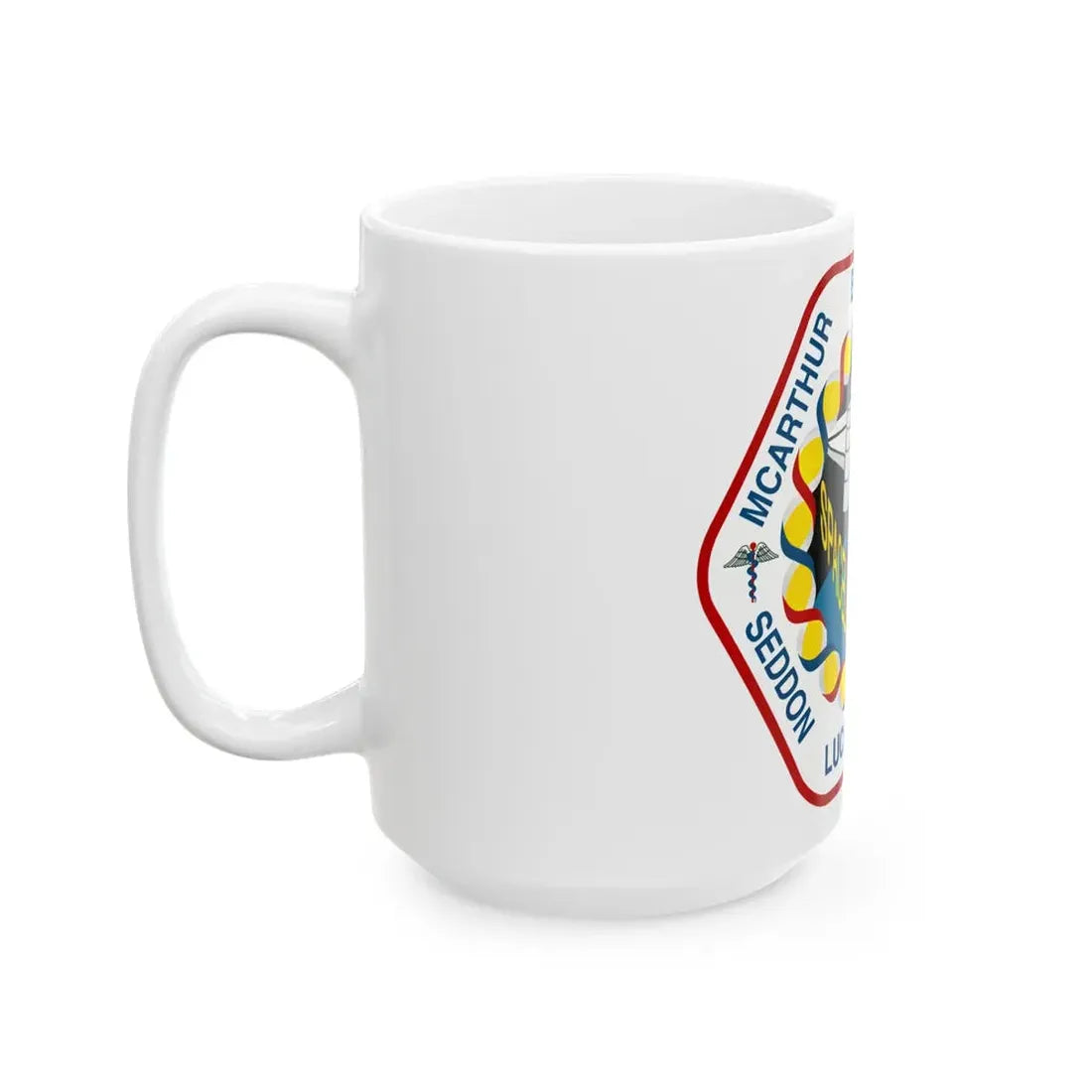 STS 58 (NASA) White Coffee Mug - Go Mug Yourself