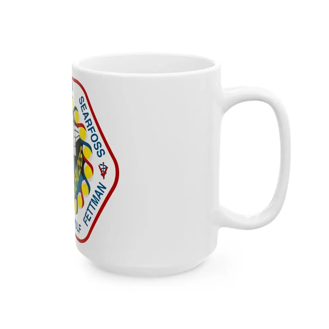 STS 58 (NASA) White Coffee Mug - Go Mug Yourself