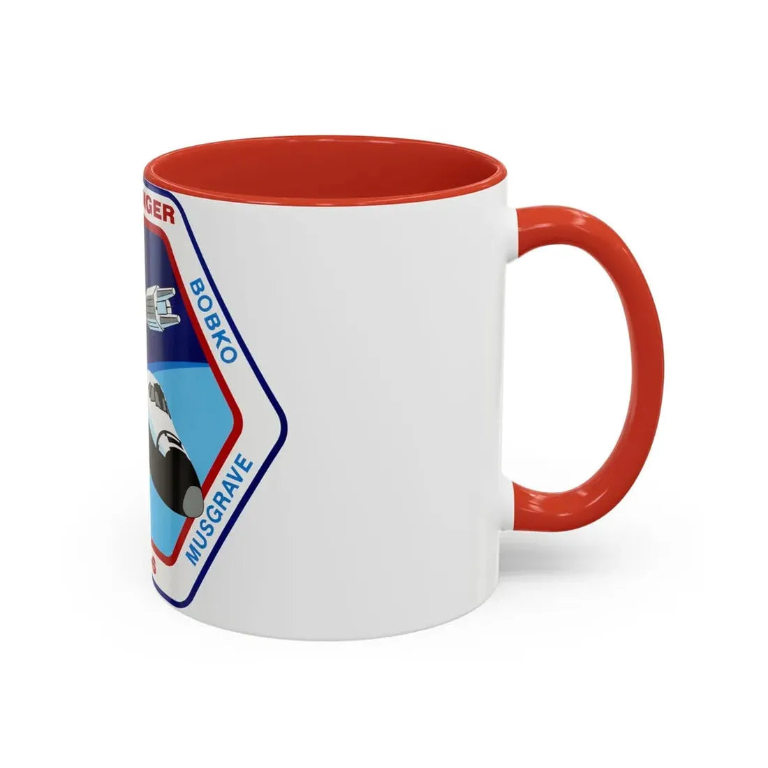STS 6 (NASA) Accent Coffee Mug - Go Mug Yourself