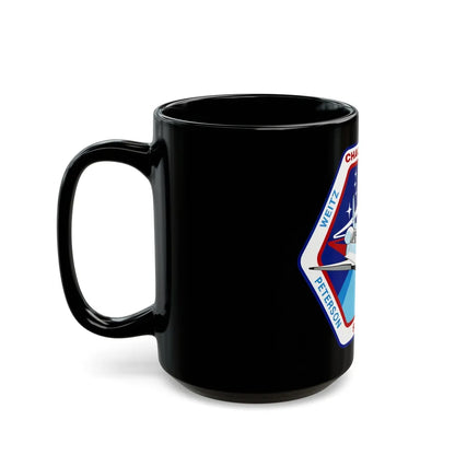 STS 6 (NASA) Black Coffee Mug-Go Mug Yourself