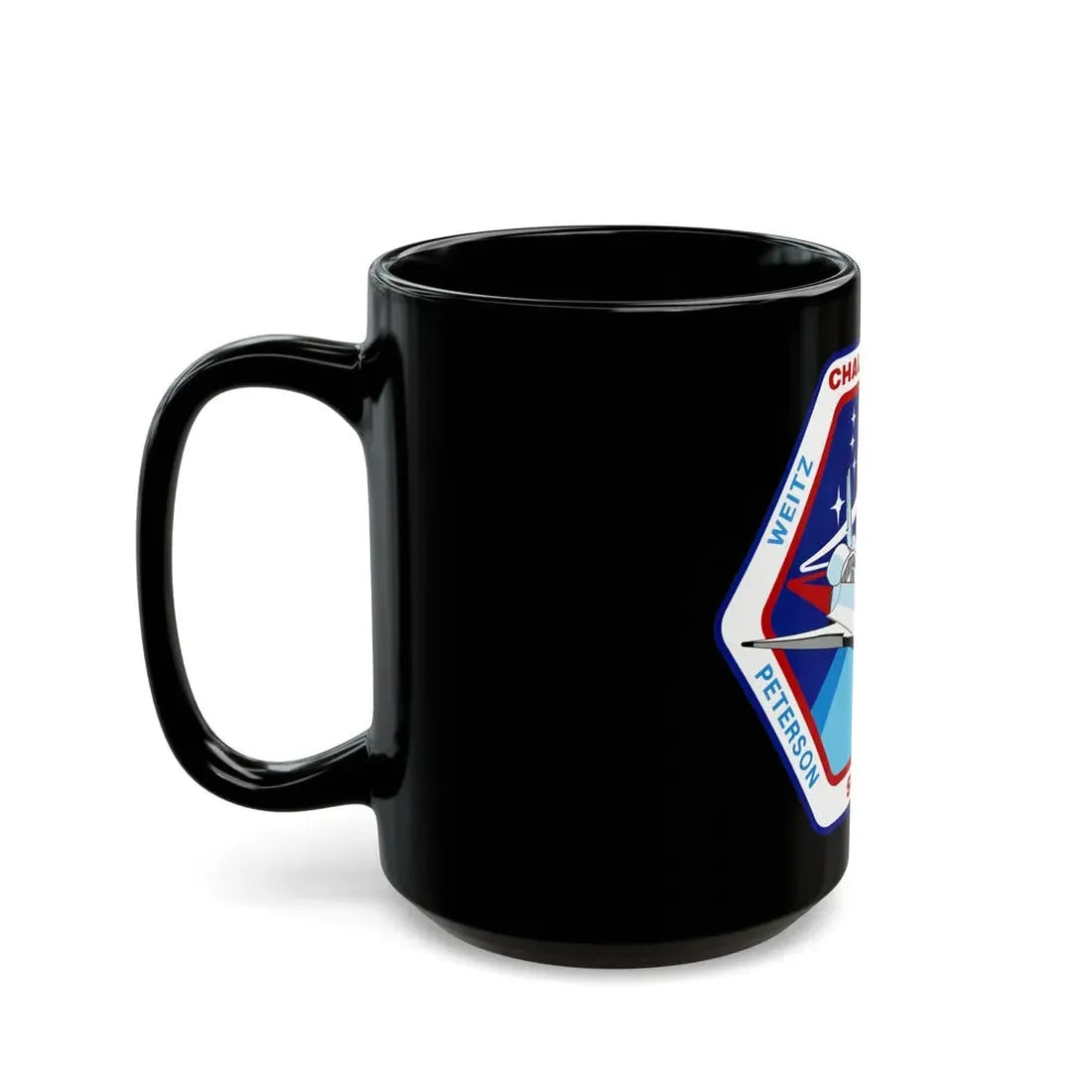 STS 6 (NASA) Black Coffee Mug - Go Mug Yourself