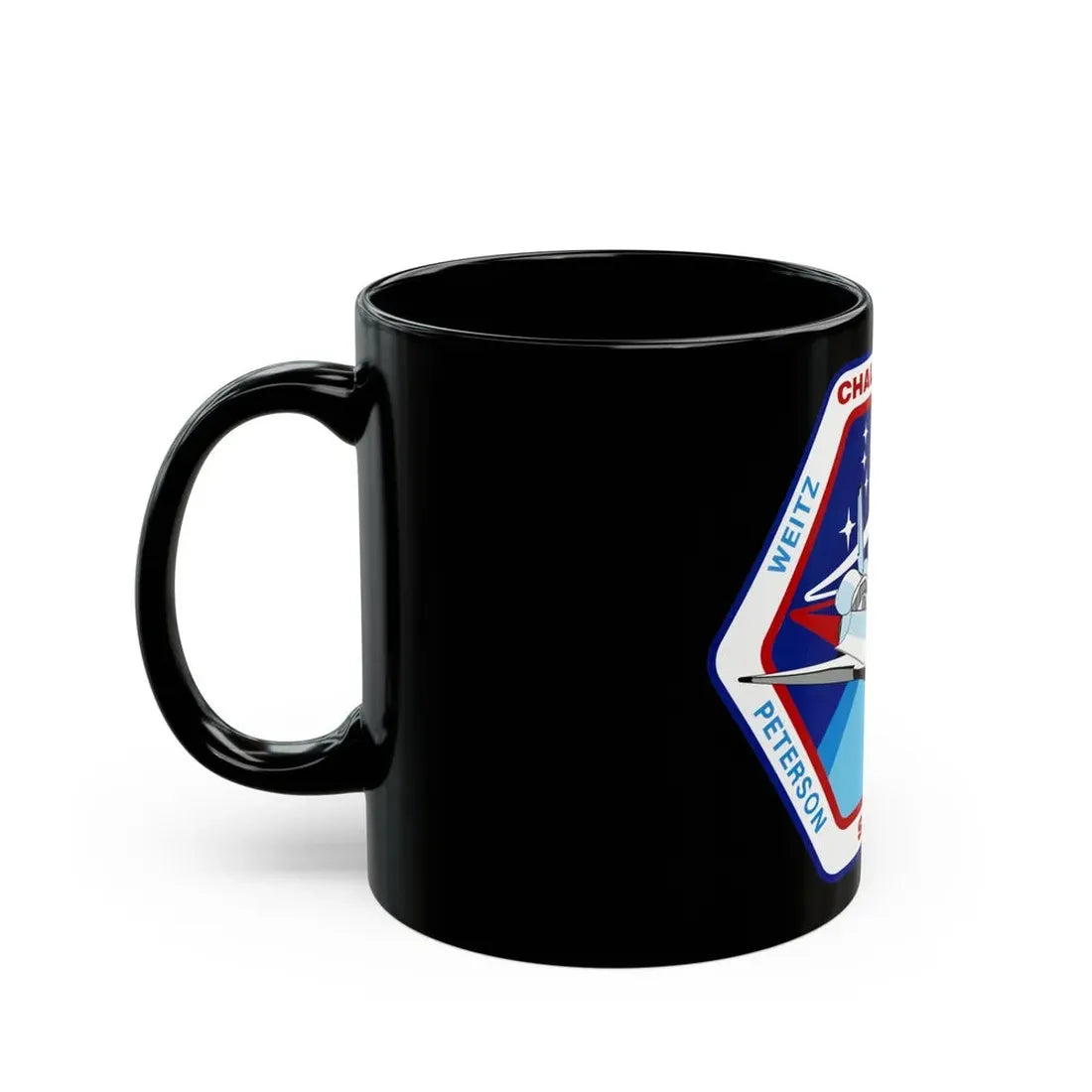 STS 6 (NASA) Black Coffee Mug - Go Mug Yourself
