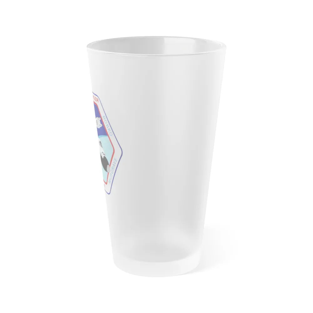 STS 6 (NASA) Frosted Pint Glass 16oz-Go Mug Yourself