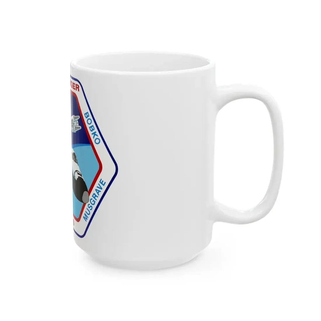 STS 6 (NASA) White Coffee Mug - Go Mug Yourself