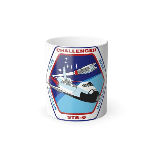 STS 6 Patch NASA - Color Changing Mug 11oz-11oz-Go Mug Yourself