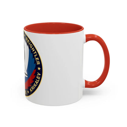 STS 60 (NASA) Accent Coffee Mug-Go Mug Yourself