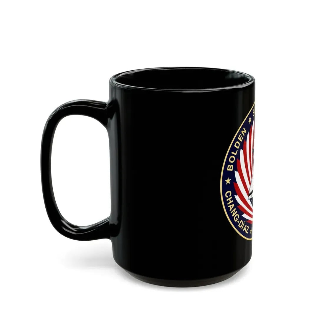 STS 60 (NASA) Black Coffee Mug - Go Mug Yourself