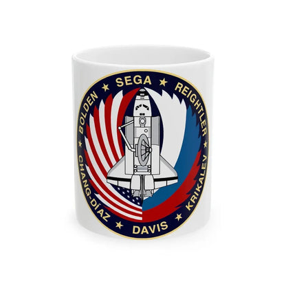 STS 60 (NASA) White Coffee Mug 11oz - Go Mug Yourself