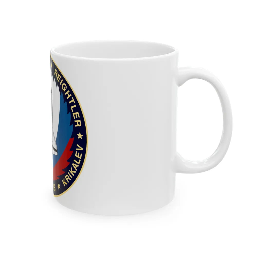 STS 60 (NASA) White Coffee Mug-Go Mug Yourself