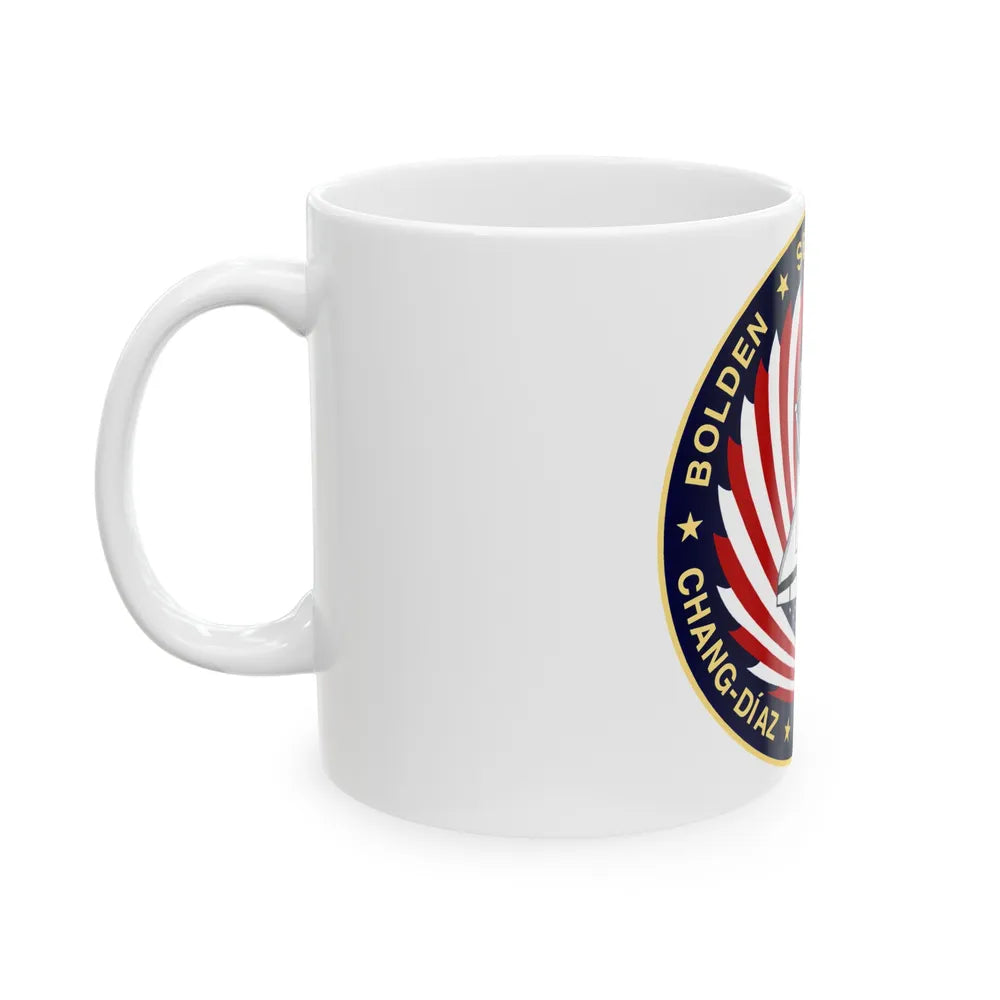 STS 60 (NASA) White Coffee Mug-Go Mug Yourself