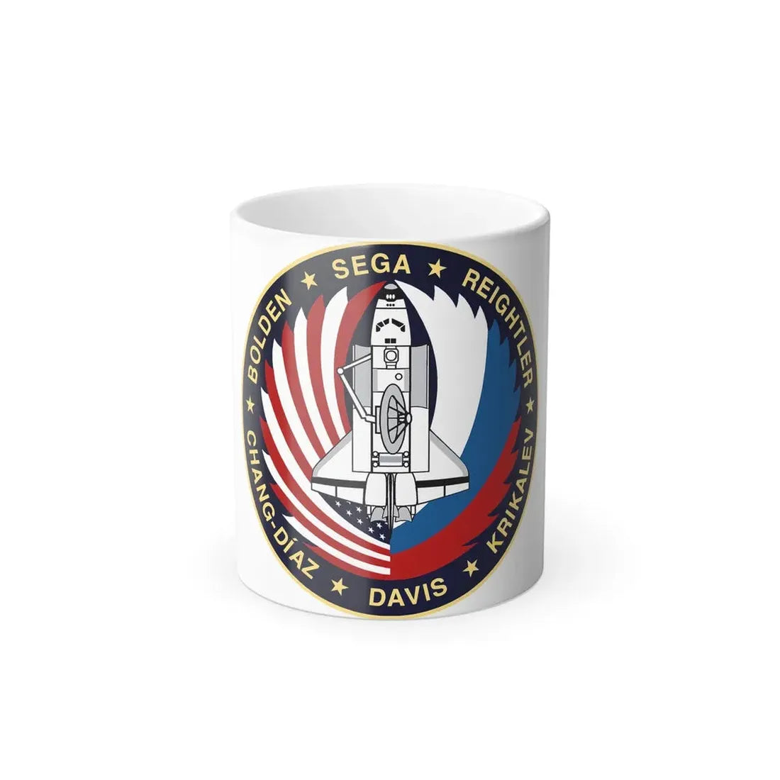 STS 60 Patch NASA - Color Changing Mug 11oz Default Title 11oz - Go Mug Yourself
