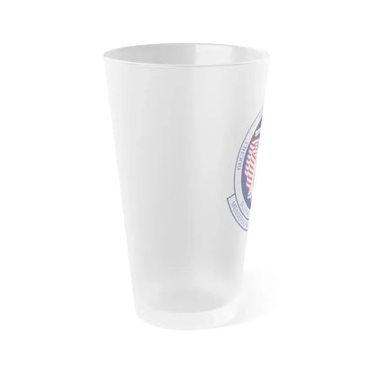 STS 61 a (NASA) Frosted Pint Glass 16oz - Go Mug Yourself