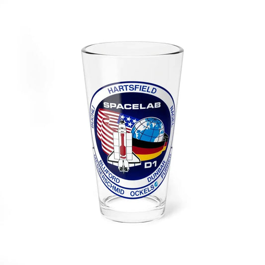 STS 61 a (NASA) Pint Glass 16oz 16oz - Go Mug Yourself