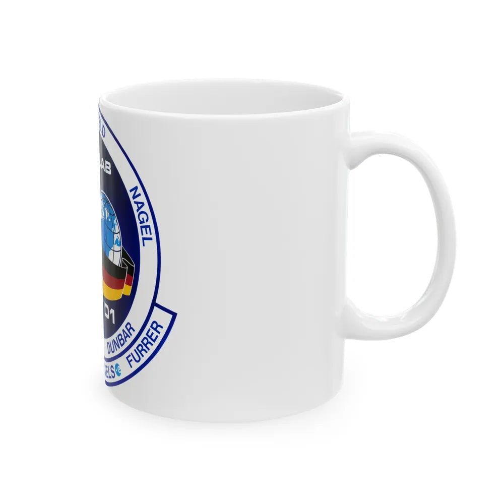 STS 61 a (NASA) White Coffee Mug-Go Mug Yourself