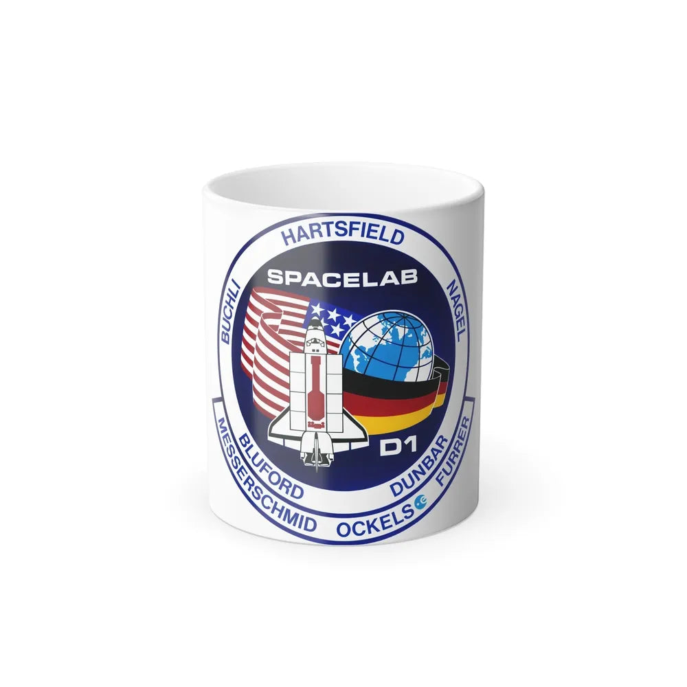 STS 61 a Patch NASA - Color Changing Mug 11oz-11oz-Go Mug Yourself