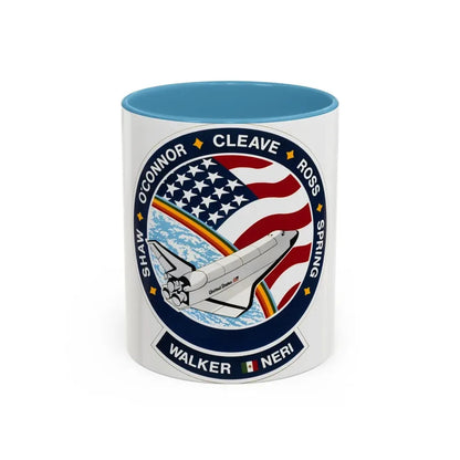 STS 61 b (NASA) Accent Coffee Mug 11oz Light Blue - Go Mug Yourself