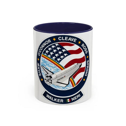 STS 61 b (NASA) Accent Coffee Mug 11oz Navy - Go Mug Yourself