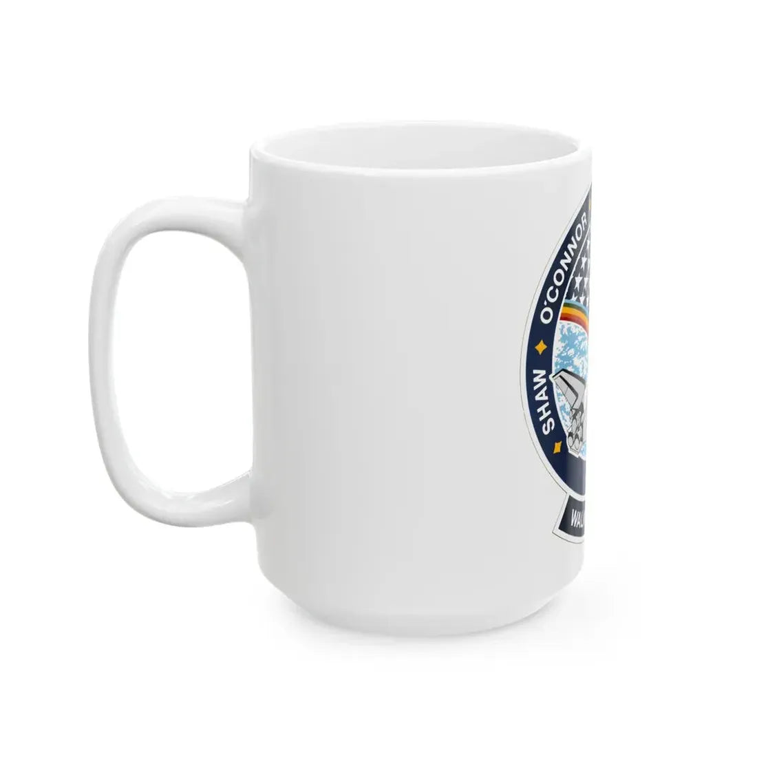 STS 61 b (NASA) White Coffee Mug - Go Mug Yourself