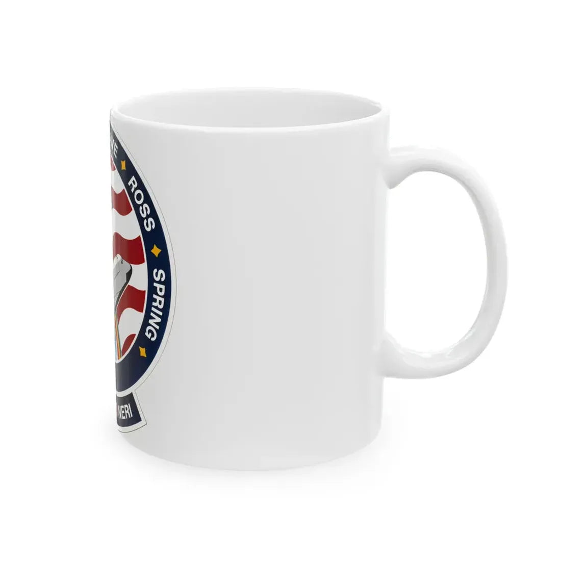 STS 61 b (NASA) White Coffee Mug - Go Mug Yourself