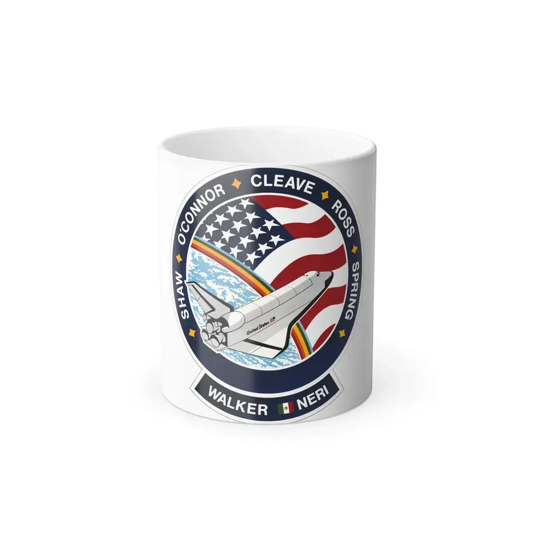 STS 61 b Patch NASA - Color Changing Mug 11oz Default Title 11oz - Go Mug Yourself