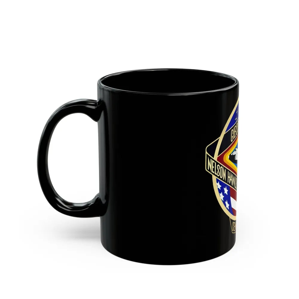 STS 61 c (NASA) Black Coffee Mug-Go Mug Yourself