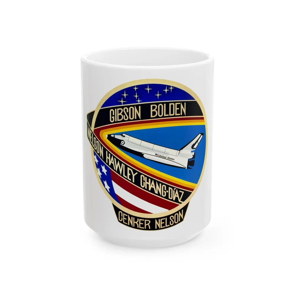 STS 61 c (NASA) White Coffee Mug-15oz-Go Mug Yourself