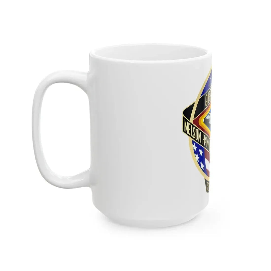STS 61 c (NASA) White Coffee Mug - Go Mug Yourself