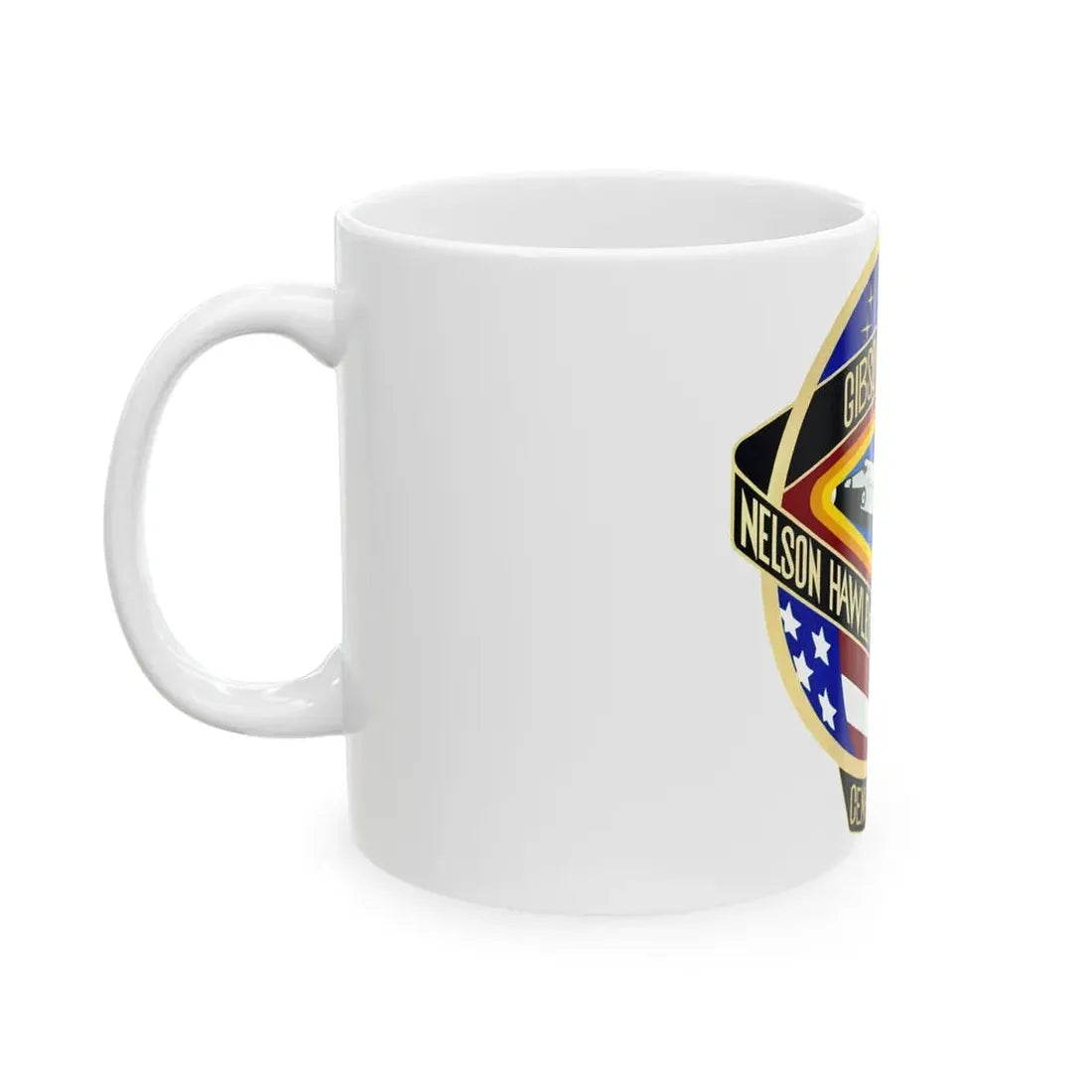 STS 61 c (NASA) White Coffee Mug - Go Mug Yourself