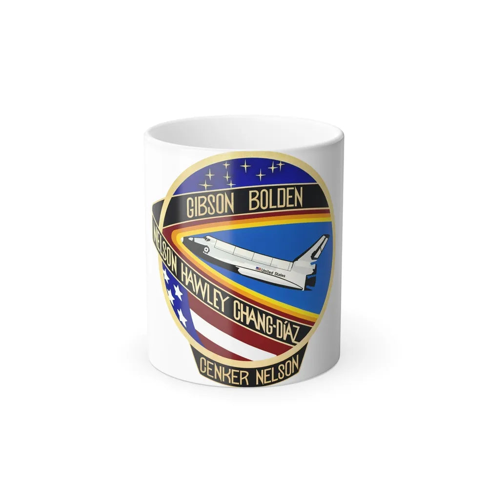 STS 61 c Patch NASA - Color Changing Mug 11oz-11oz-Go Mug Yourself