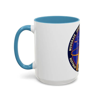 STS 61 (NASA) Accent Coffee Mug - Go Mug Yourself