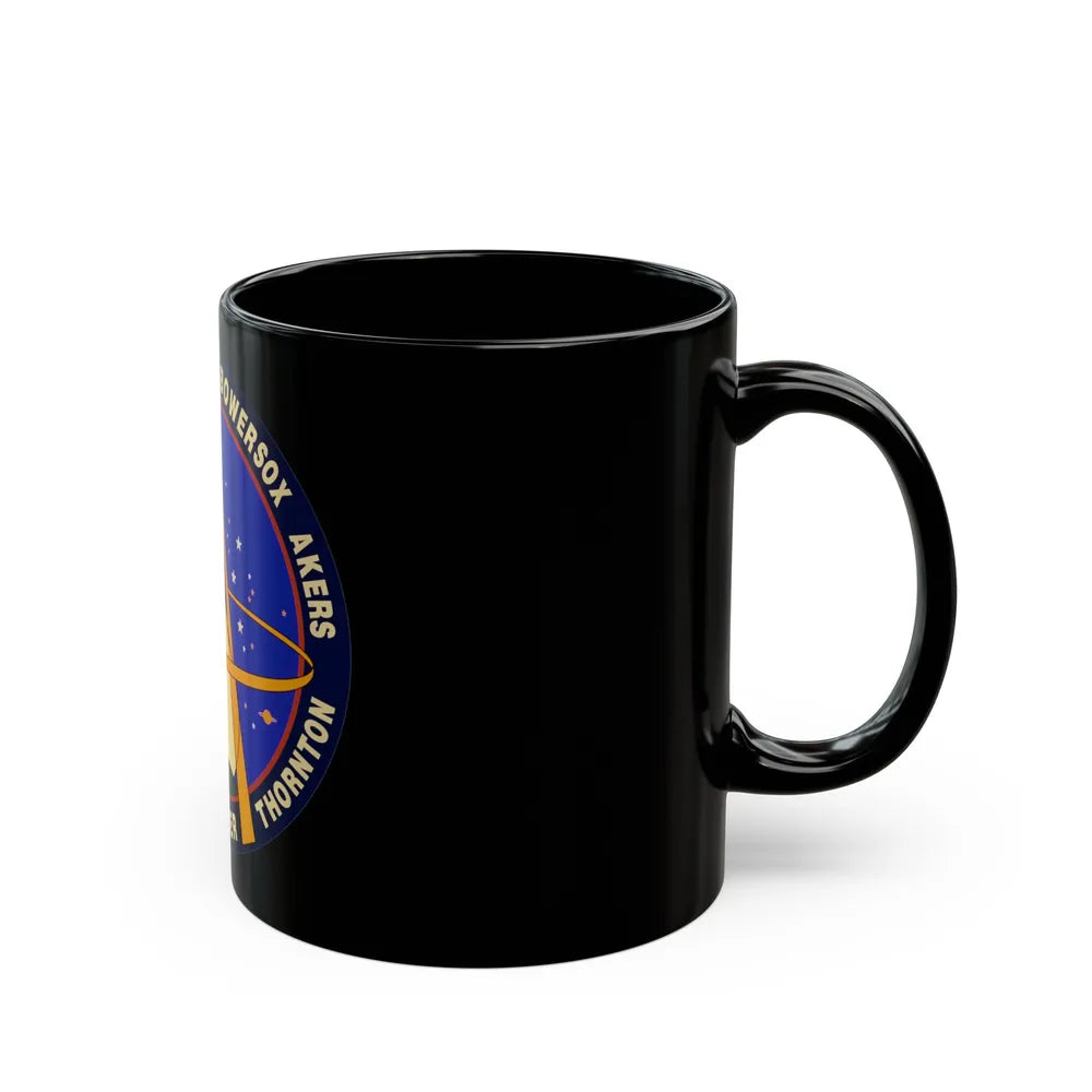 STS 61 (NASA) Black Coffee Mug-Go Mug Yourself