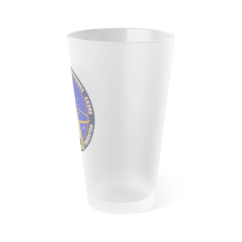 STS 61 (NASA) Frosted Pint Glass 16oz-Go Mug Yourself