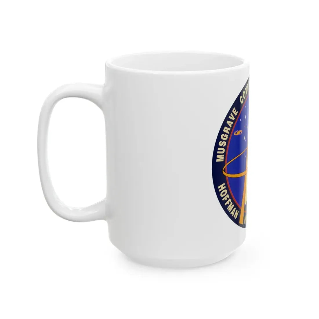 STS 61 (NASA) White Coffee Mug - Go Mug Yourself
