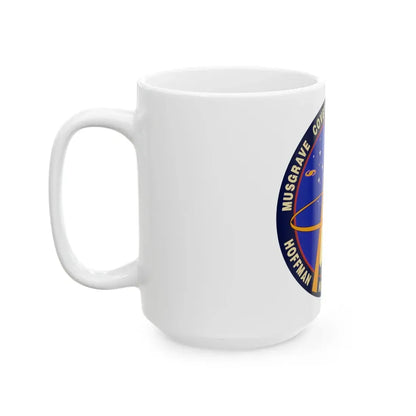 STS 61 (NASA) White Coffee Mug - Go Mug Yourself