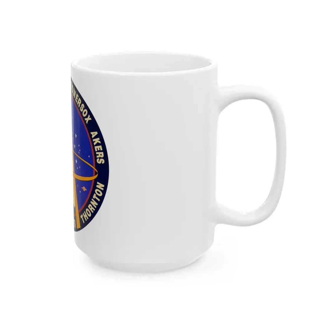 STS 61 (NASA) White Coffee Mug - Go Mug Yourself