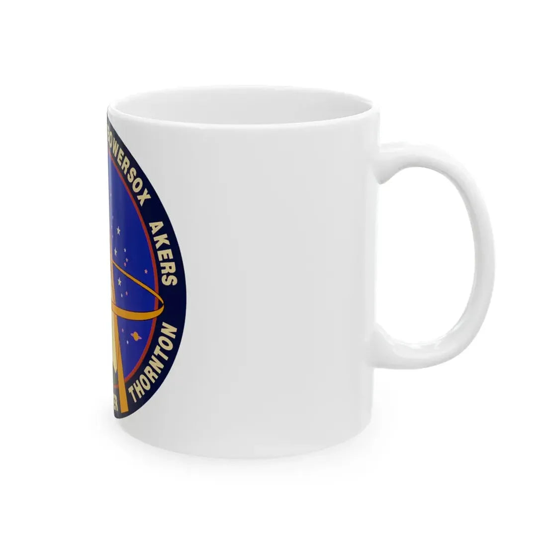 STS 61 (NASA) White Coffee Mug - Go Mug Yourself