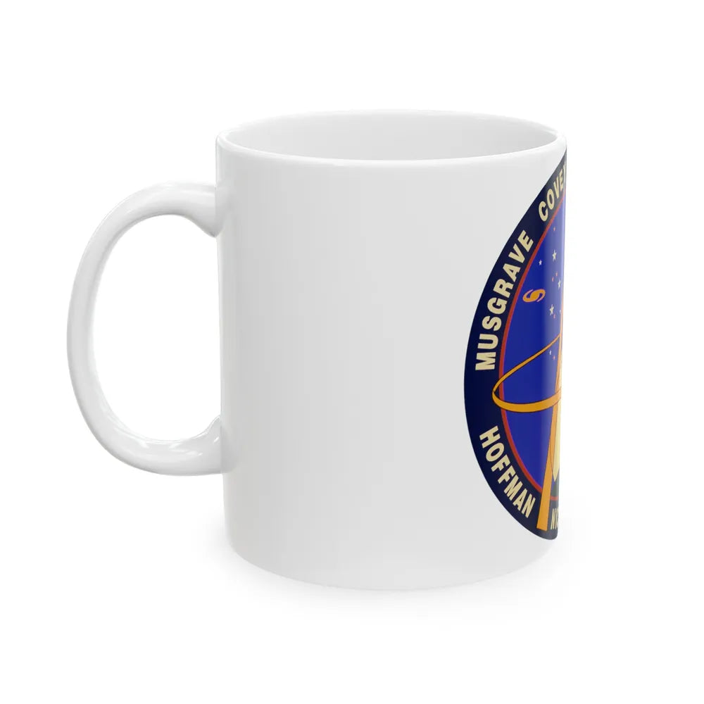 STS 61 (NASA) White Coffee Mug-Go Mug Yourself