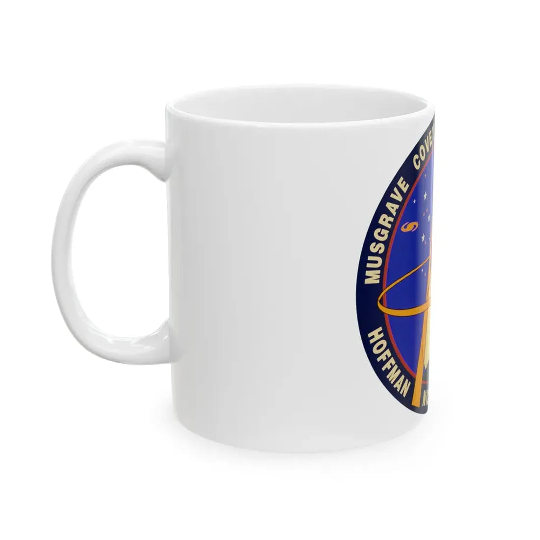 STS 61 (NASA) White Coffee Mug - Go Mug Yourself