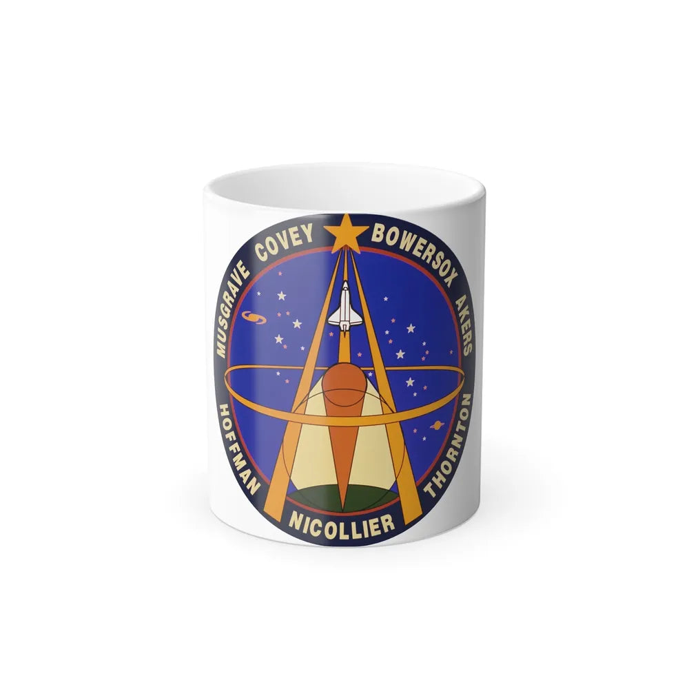 STS 61 Patch NASA - Color Changing Mug 11oz-11oz-Go Mug Yourself