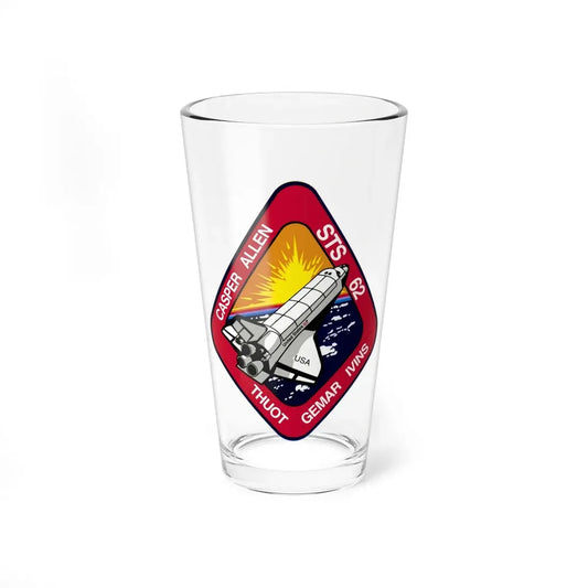 STS 62 (NASA) Pint Glass 16oz 16oz - Go Mug Yourself