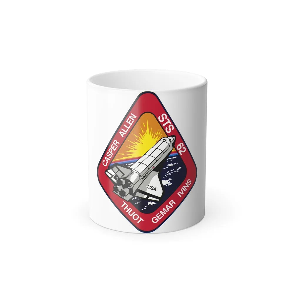 STS 62 Patch NASA - Color Changing Mug 11oz-11oz-Go Mug Yourself